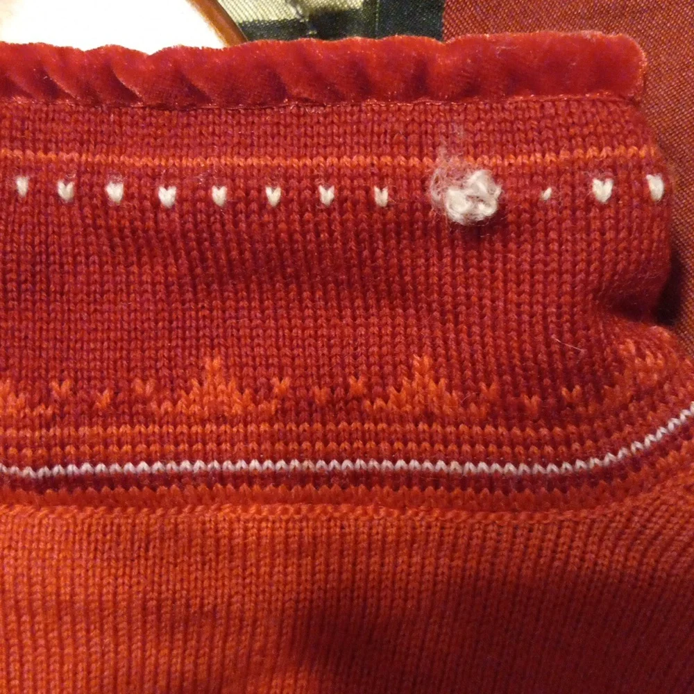 Rust Red Women's Quarter-Zip Sweater - Brand Unspecified - Picture 5 of 11